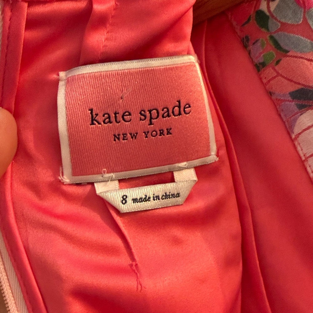 Kate Spade Multicolor Floral Midi Dress size 8 - Picture 11 of 12